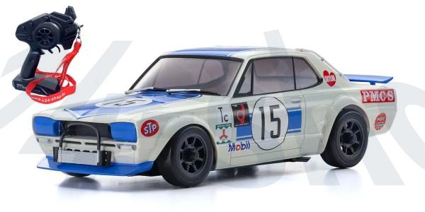 Mini-z AWD MA020 | Allrad Kyosho | K.32643BL | Nissan Skyline 2000GT-R (KPGC10) Racing'72 Blue No.15 (MA-020/KT531P)