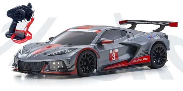 Kyosho | Mini-z MR04 RWD | Chevrolet Corvette C8.R gunmetal-red | K.32356GMR