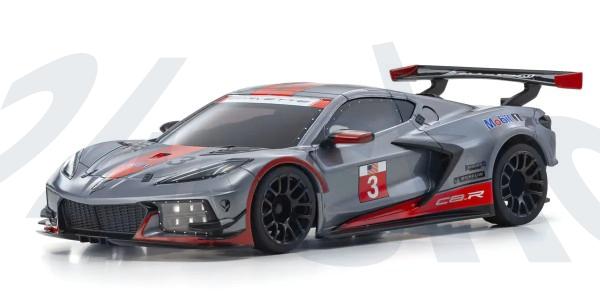 Kyosho | Mini-z RWD Karosserie | Chevrolet Corvette C8.R gunmetal-red | K.MZP244GMR