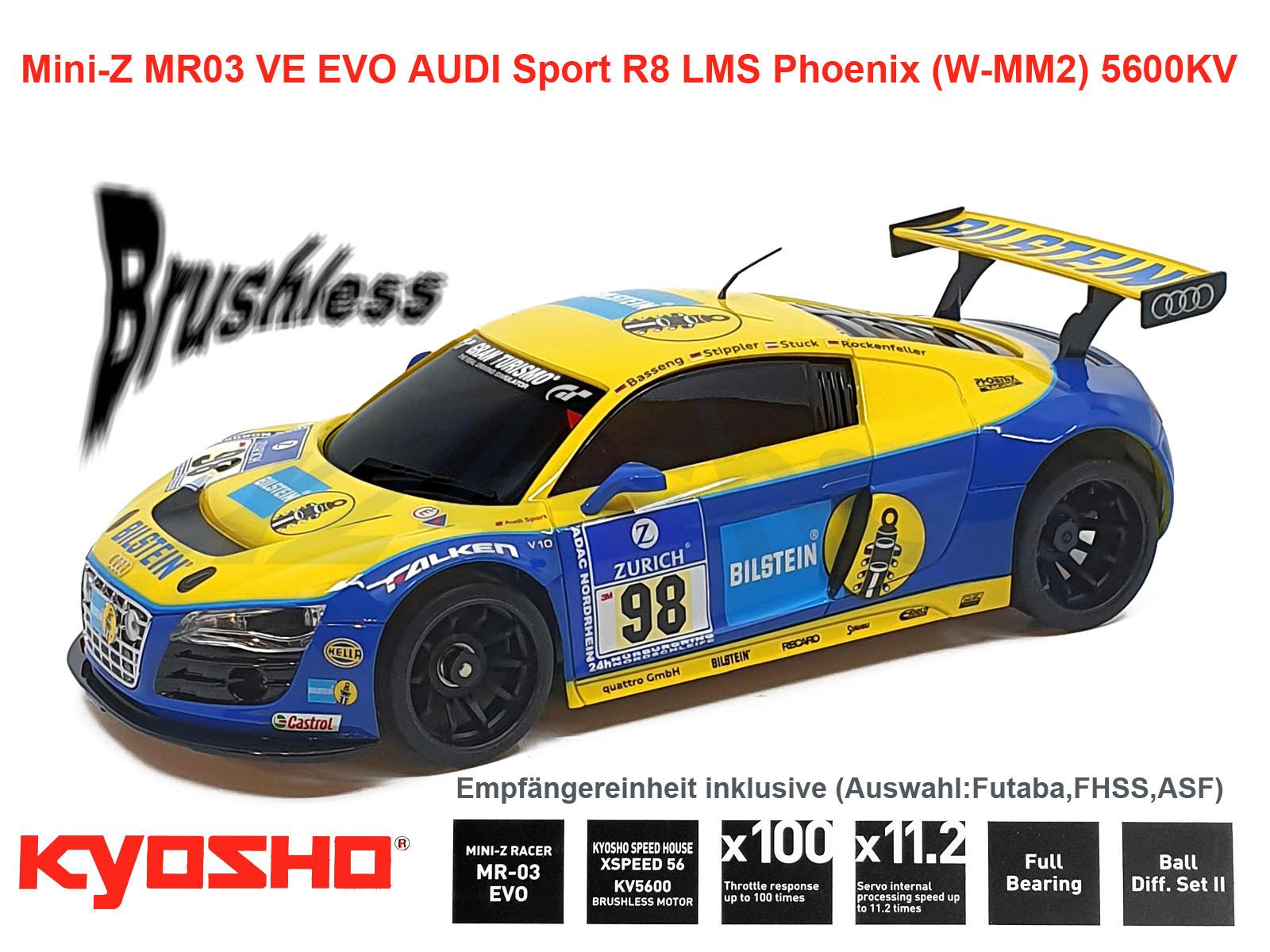 Kyosho Mini-Z Racer MR-04 Evo2 Chassis Set 4100KV (N-MM2) 32