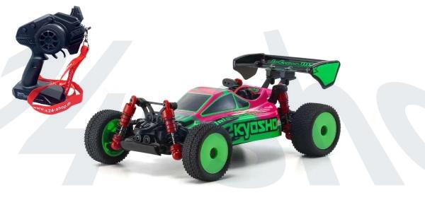 Kyosho | Mini-Z Buggy | INFERNO MP9 TKI3 Readyset 4WD pink-grün | 32093PGR